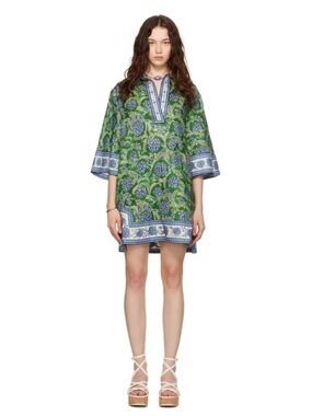 Zimmermann Junie Floral Linen Tunic